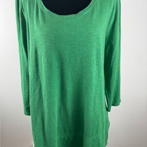 Chico's Vibrant Green Ultimate Tee